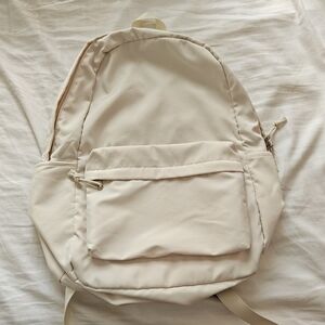 Women's Cream Lightweight Backpack 17"